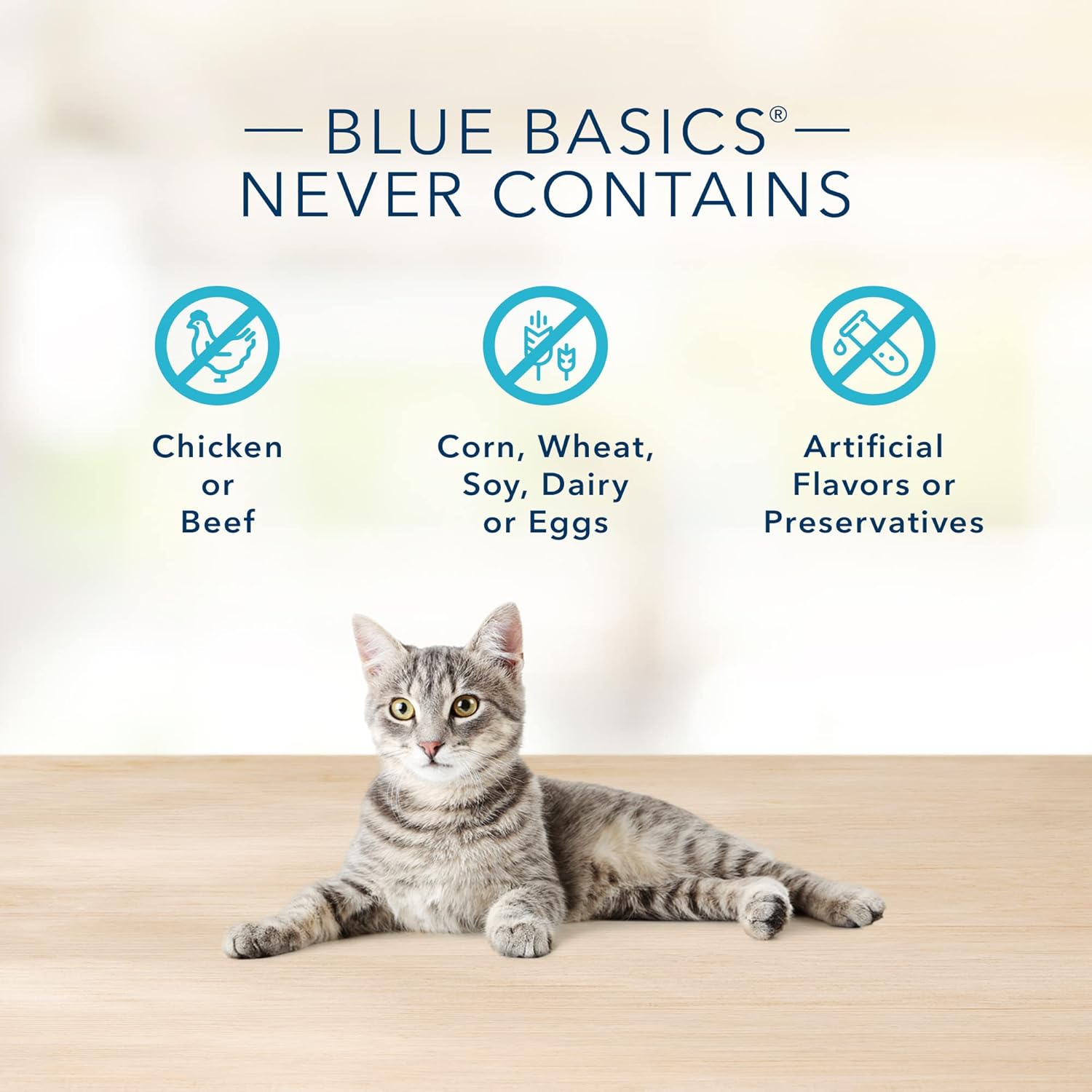 Blue Buffalo Basics Skin & Stomach Care, Grain Free Natural Adult Pate Wet Cat Food, Indoor Turkey 3-oz cans (Pack of 24) : Pet Supplies