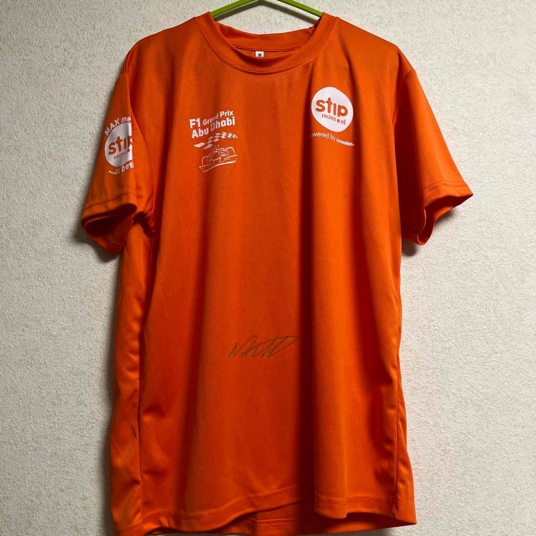 マックス・フェルスタッペン 本人直筆サイン入りTシャツ レッドブル