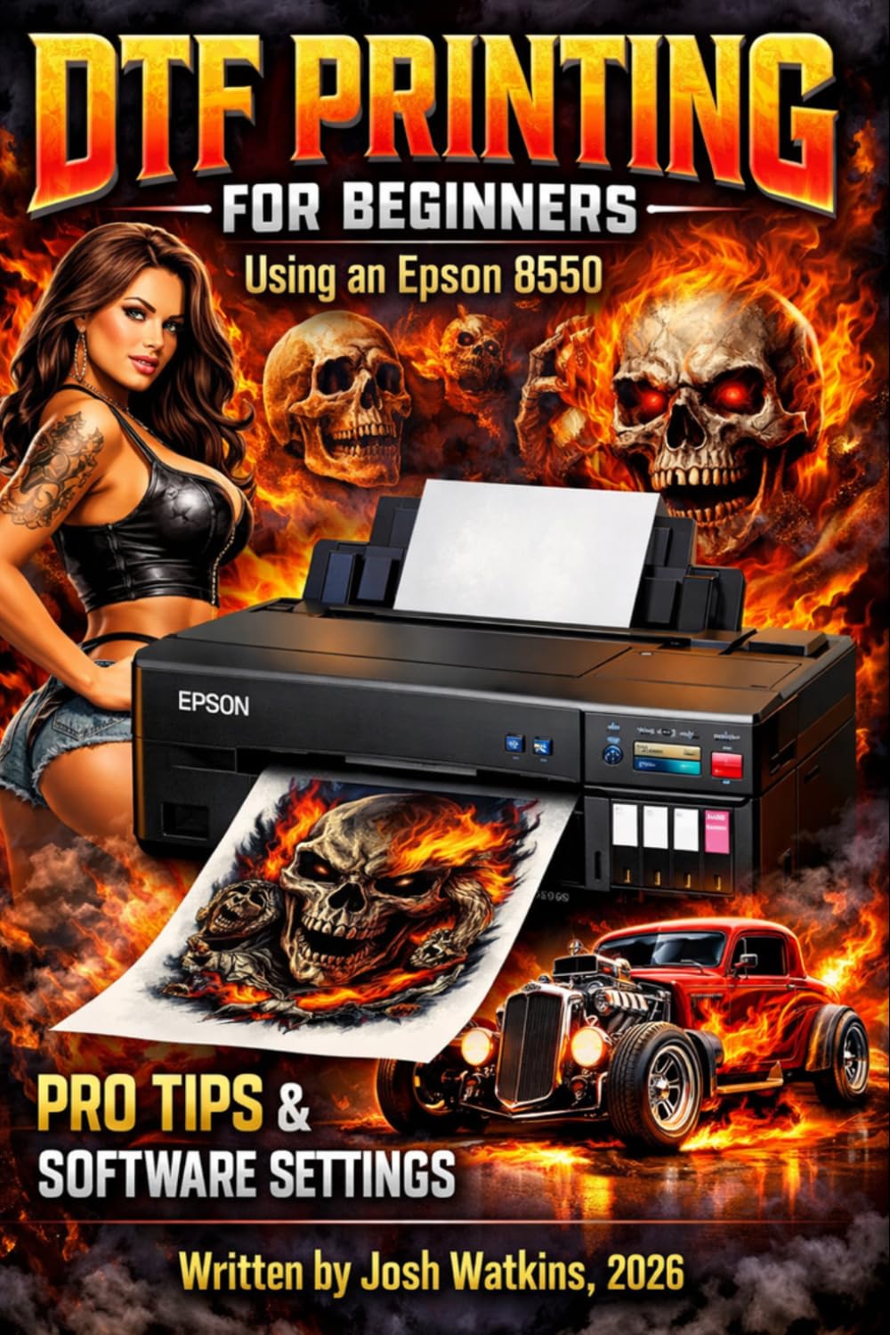 DTF Printing for Beginners (Epson 8550): Step-by-Step Setup, Software Settings, Troubleshooting, and How to Start a Profitable DTF T-Shirt Business