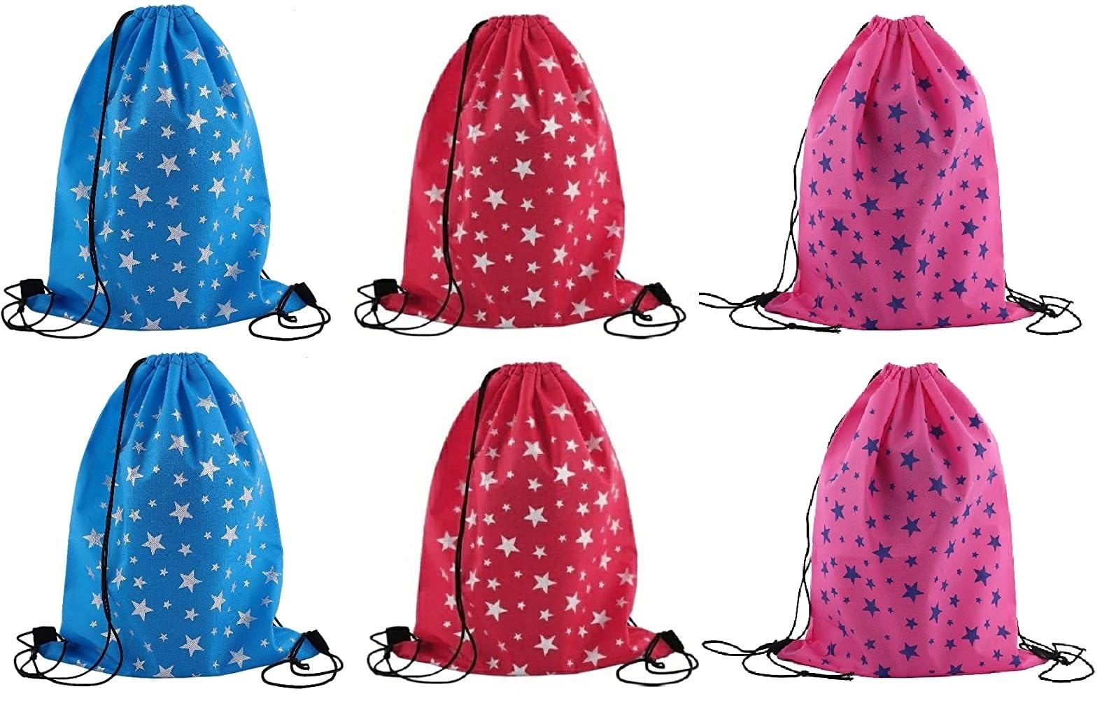 Demoda Fabric Printed Birthday Party Return Gift Pithu Bags/Haversack Bags For Kids-Pack Of 6-2 Blue,2 Pink, 2 Red (B07H3N2FQM) Amazon Price History, Amazon Price Tracker
