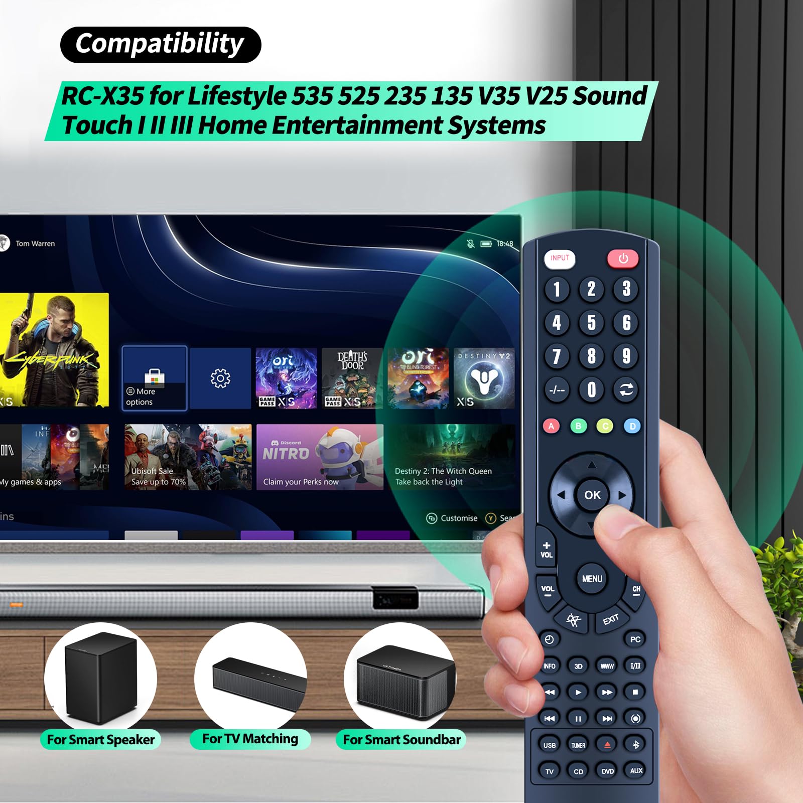 Amazon | RC-X35 Bose Lifestyle 535 525 235 135 V35 V25 SoundTouch