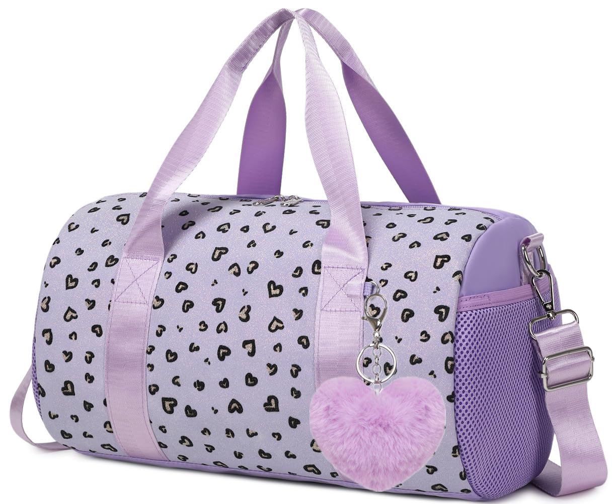Tanztasche für Mädchen - Ballett- und Schwimmtasche Lila