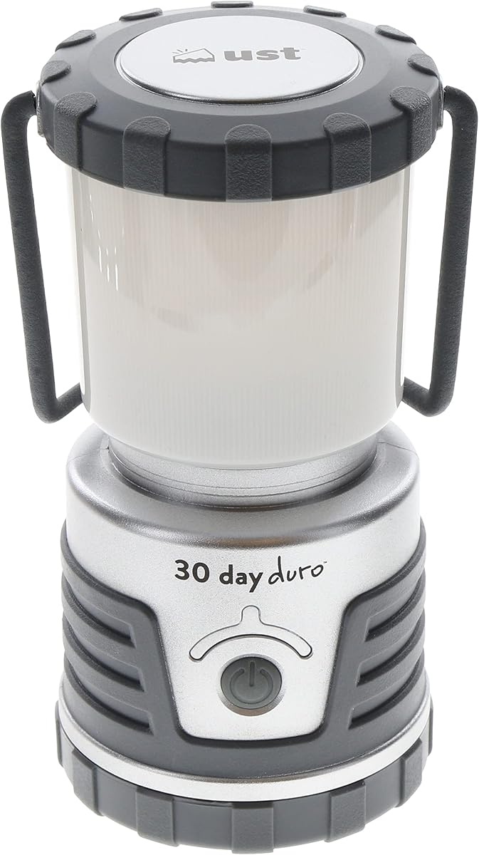ust Duro Lantern with 30-Day Run time, Low and high Light, Water Resistant, Aluminum, for Camping, Hiking, and Outdoors | Gray Cooking Utensils Bundle