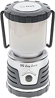 UST 30-Day Duro 1000 Lumen LED Lantern Titanium - Longest Runtime Camping Light with Glow Button