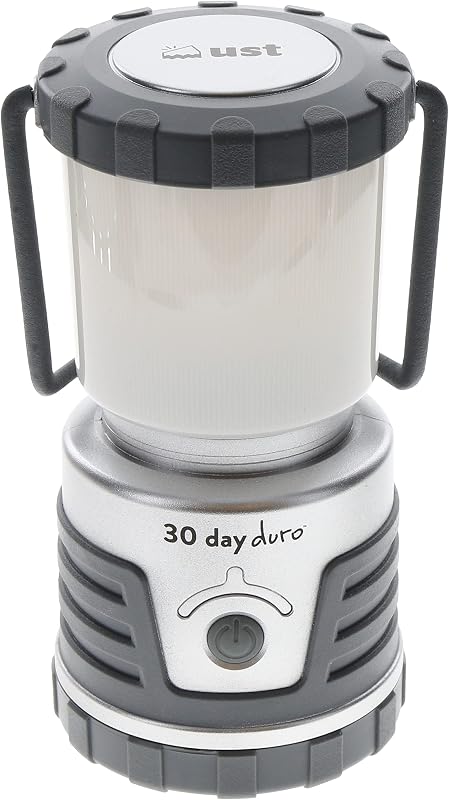 ust Duro Lantern with 30-Day Run time, Low and high Light, Water Resistant, Aluminum, for Camping, Hiking, and Outdoors | Gray Cooking Utensils Bundle