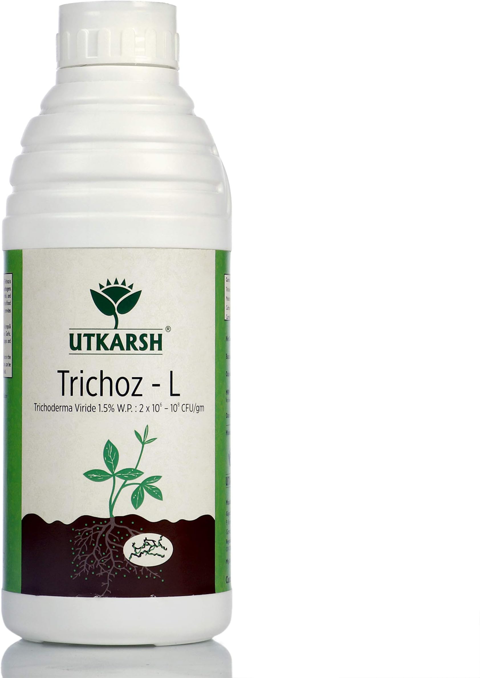 Utkarsh Trichoz-L (Trichoderma Viride - 1 x 10^6-10^8 cfu/ml) (1 Litre) Bio Fungicide