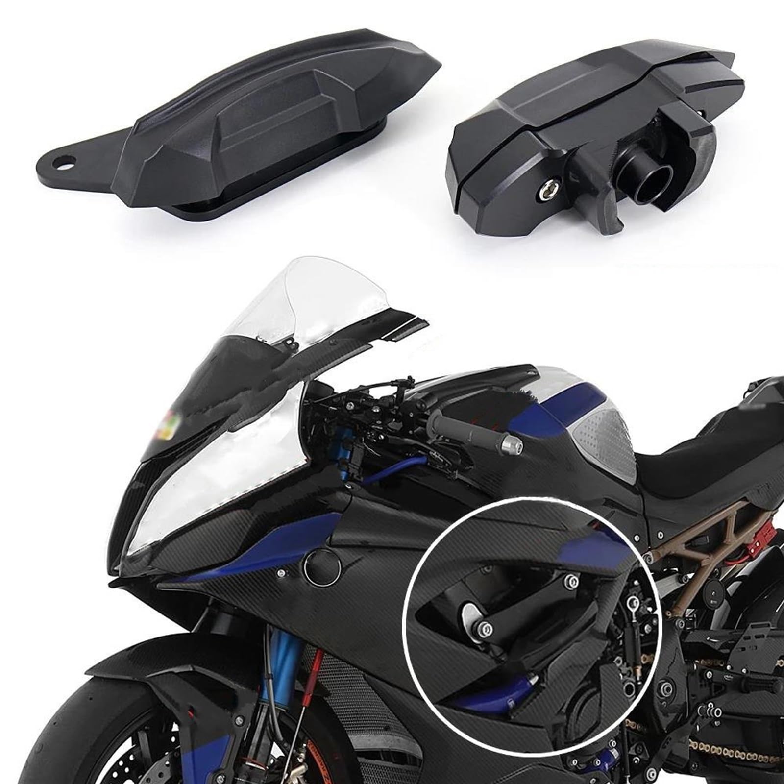 Copertura Laterale Carter Moto Copertura Laterale dello statore del Motore della Motocicletta per BMW S1000RR S1000 RR S 1000RR 2019-2022 Copertura dello statore