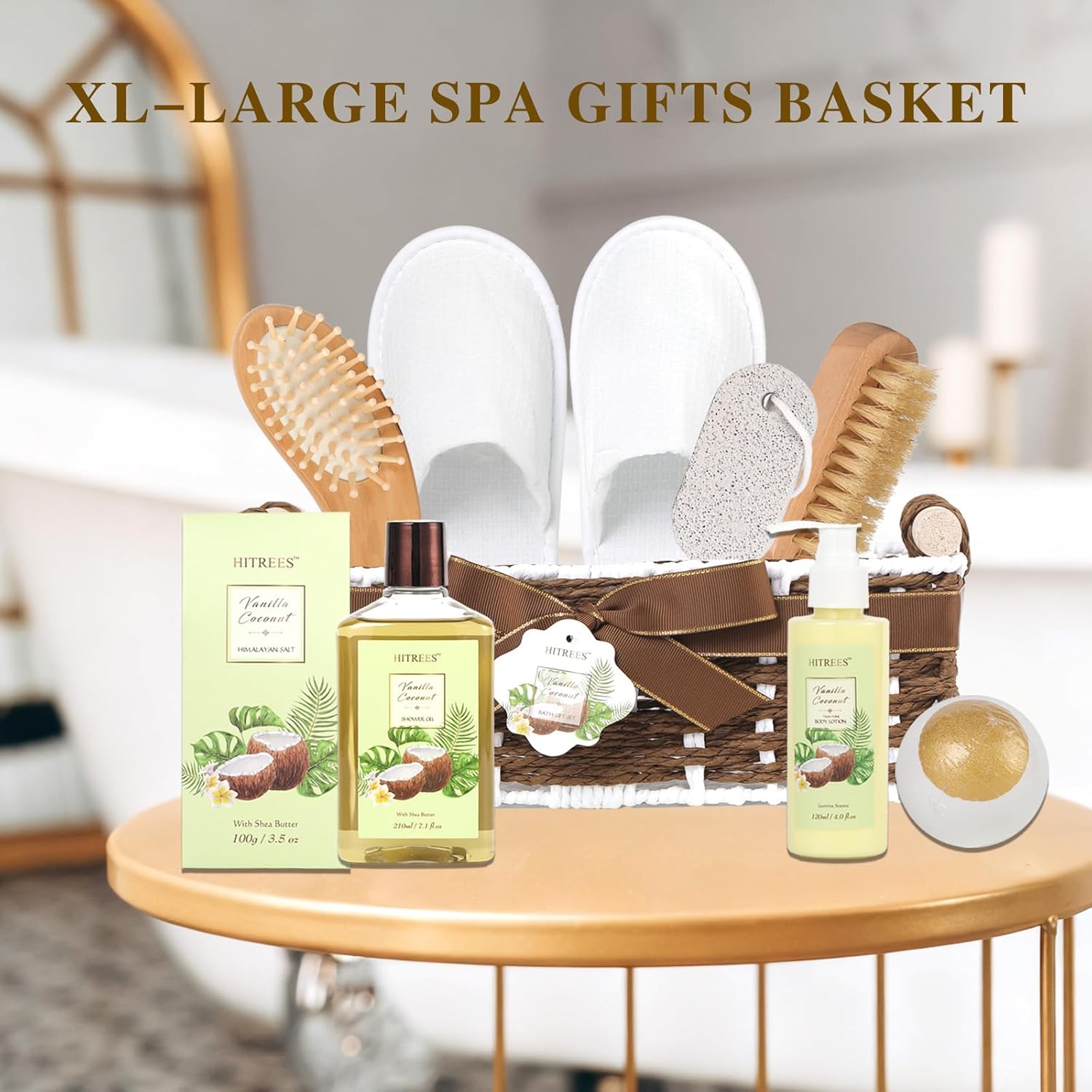 Cesta De Presente Spa Com 20pç De Coco E Baunilha Para Mulheres E Homens, Conjunto De Cuidados Faciais, Conjunto Para Banho E Corpo, Kit De Autocuidado, Pente, Bomba De Banho,… em promoção! Veja a oferta e mais achadinhos de Kits 5 Hoje é o melhor dia para comprar Cesta De Presente Spa Com 20pç De Coco E Baunilha Para Mulheres E Homens, Conjunto De Cuidados Faciais, Conjunto Para Banho E Corpo, Kit De Autocuidado, Pente, Bomba De Banho,… com aquele preço maroto! Promoção! Aproveite a oferta! 5