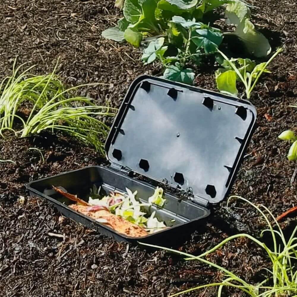 Compost Bin Underground Baskets For Garden Food Waste Recycling And Soil Enrichment (Pack of 2) (Small (W:21 x D:12 x H:19)) — view 4