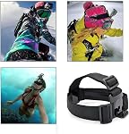Montage de la poitrine Support de tête, Grip flottant de la main de Selfie Stick Compatible avec Gopro Hero 13 12 11 10 9, AKASO EK7000 Brave 4 7 V50X, DJI Action Osmo 5 pro, ODDV, APEXCAM Accessoires de caméra d'action