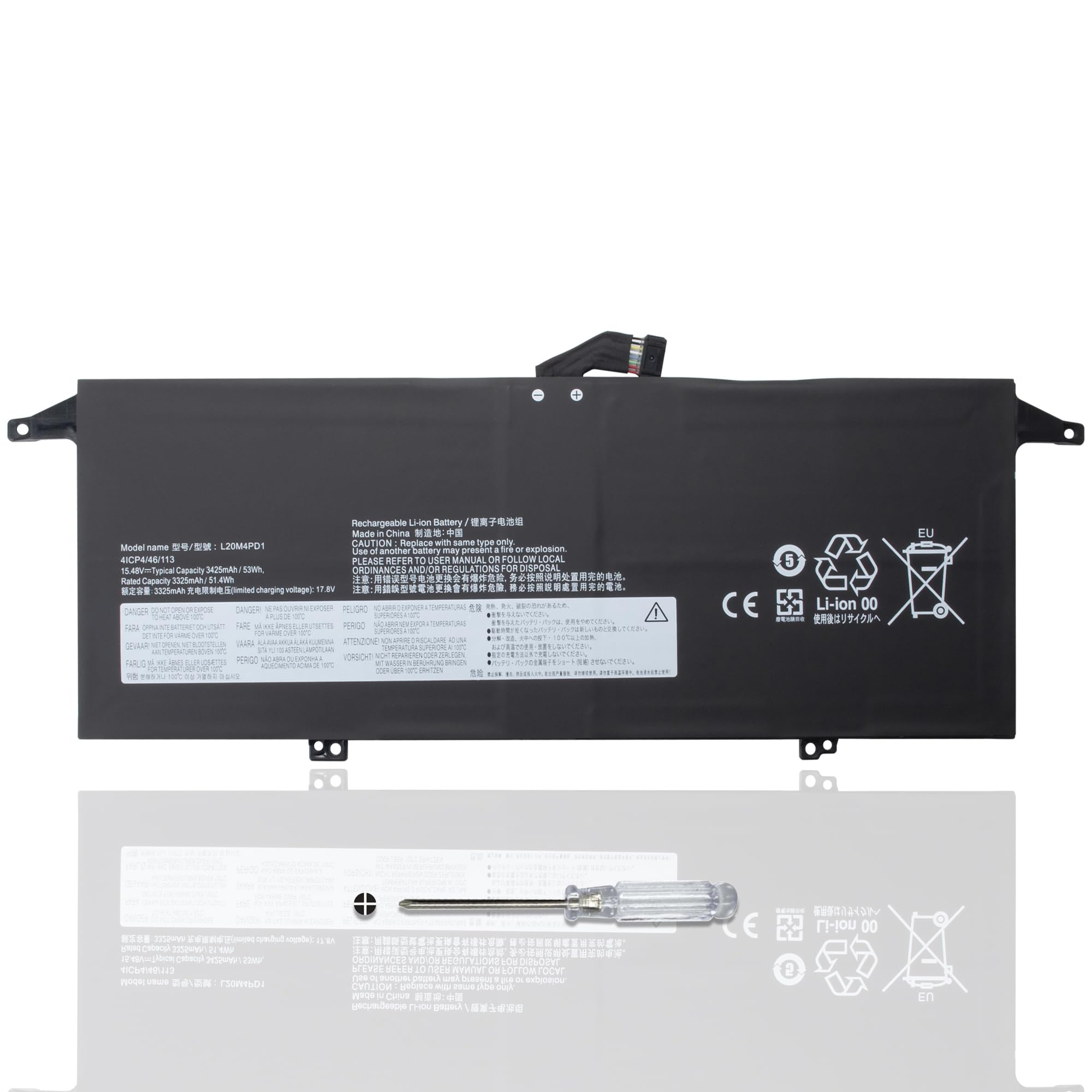 Amazon.com: L20M4PD1 L20D4PD1 Laptop Battery for Lenovo ThinkBook