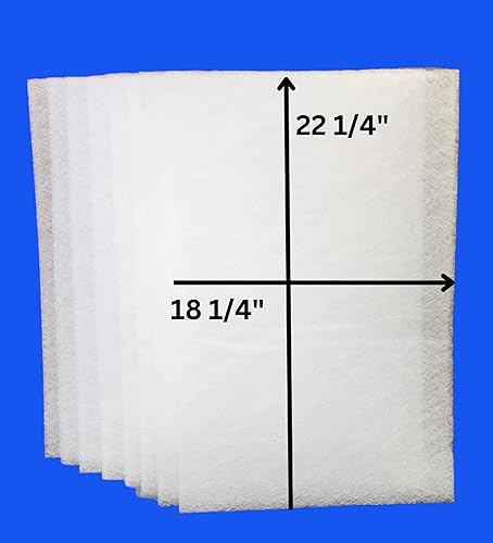 Filtros de envío rápido, paquete de 8 filtros compatibles con pantalla de aire MicroClean de 20 x 25 pulgadas, 95 filtros de repuesto (el tamaño