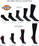 Dickies Men's Multi-Pack Dri-tech Moisture Control Boot-Length Socks
