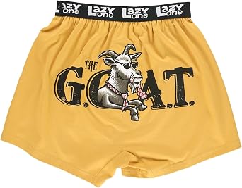 Lazy One Funny Boxers for Men, Novelty Mens Underwear, Gag Gifts for Men