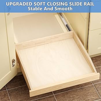 Amazon.com: ROOMTEC Pull Out Cabinet Drawer for Kitchen
