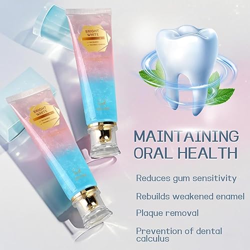 Miniatura 5 de Pasta dental blanqueadora de niacinamida, pasta dental blanqueadora intensiva de niacinamida, protección de esmalte y aliento fresco de larga