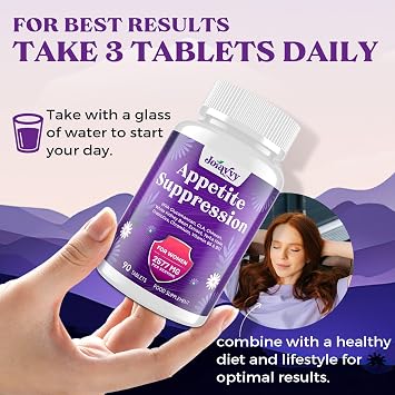 Glucomannan Fibre Capsules with Konjac Root, White Kidney Bean Extract, Chromium & Plant Extracts, Dietary Supplement (180 Tablets)