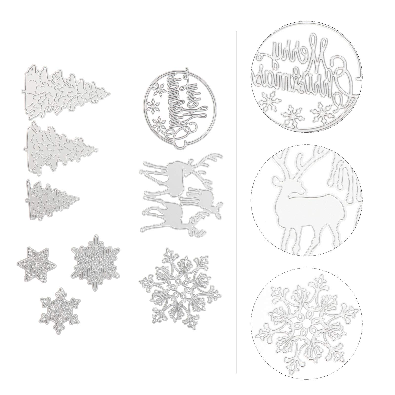EXCEART 27 Piezas Navidad Morir Plantillas Navideñas En Relieve Troquelado Para Hacer Tarjetas Navideñas Troqueles Navideños Niño Acero Carbono Carta Cuchillo De Acero Al Carbono