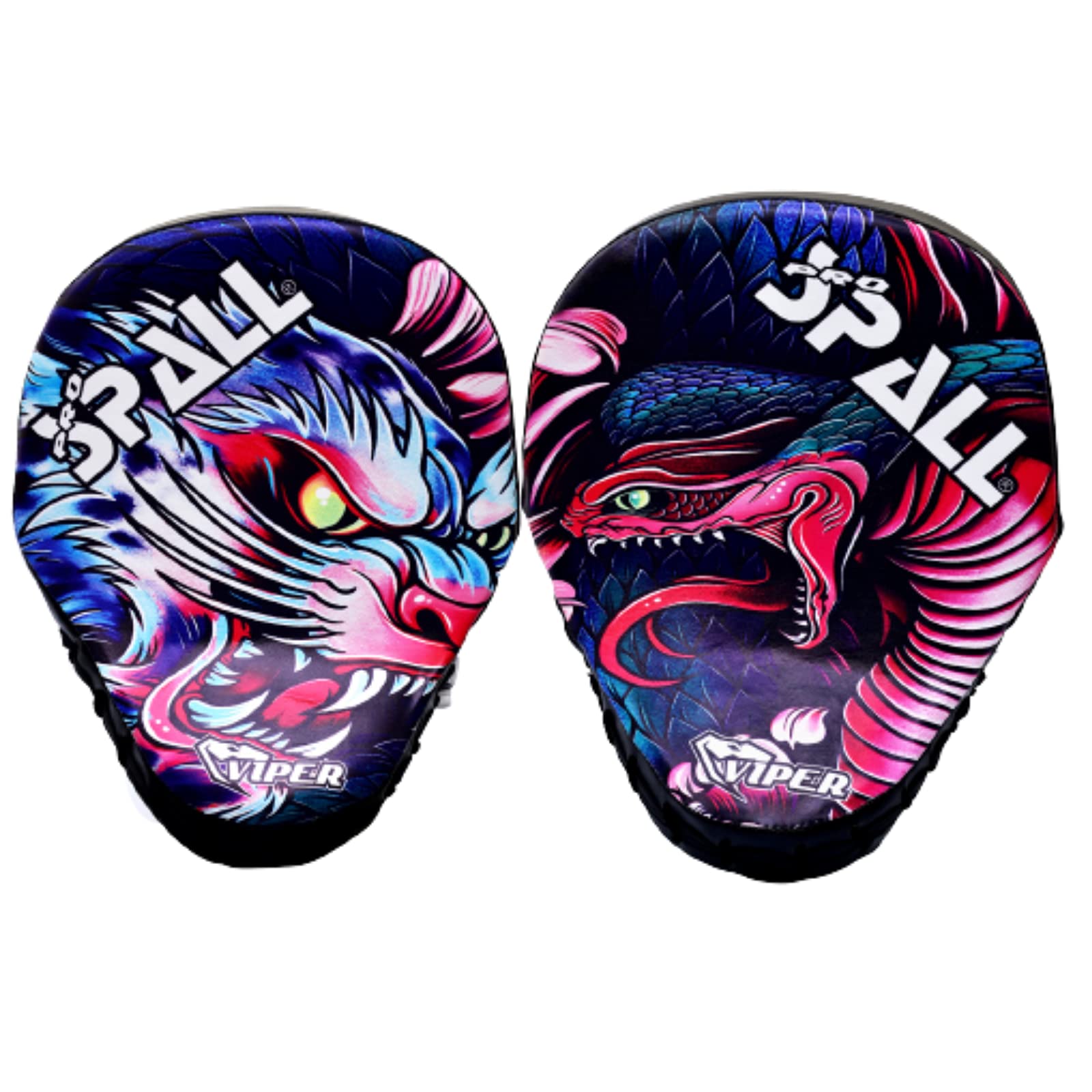 Spall Pro US Curved Boxing Pads - Boxing Mitts and Pads, Muay Thai MMA Focus Boxing Mitts Suitable for Boxing, Kickboxing, Karate, and Martial Arts