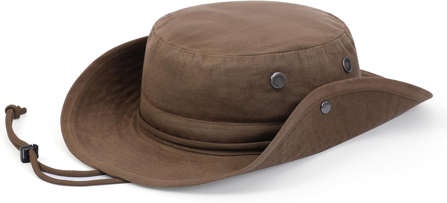 Boonie Sun Hat with Wide Brim for Women & Men, Waterproof for Fishing, Hiking