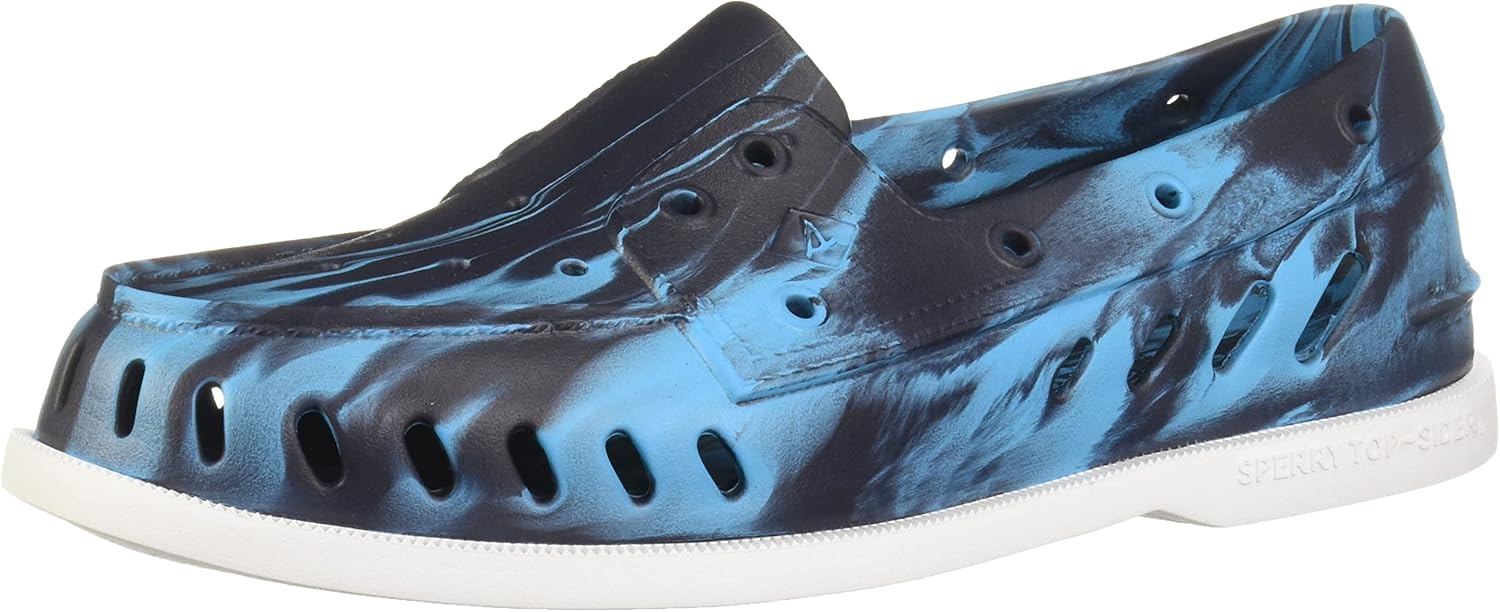 Sperry Men's Authentic Original Float Boat Shoe, Navy Multi, 12