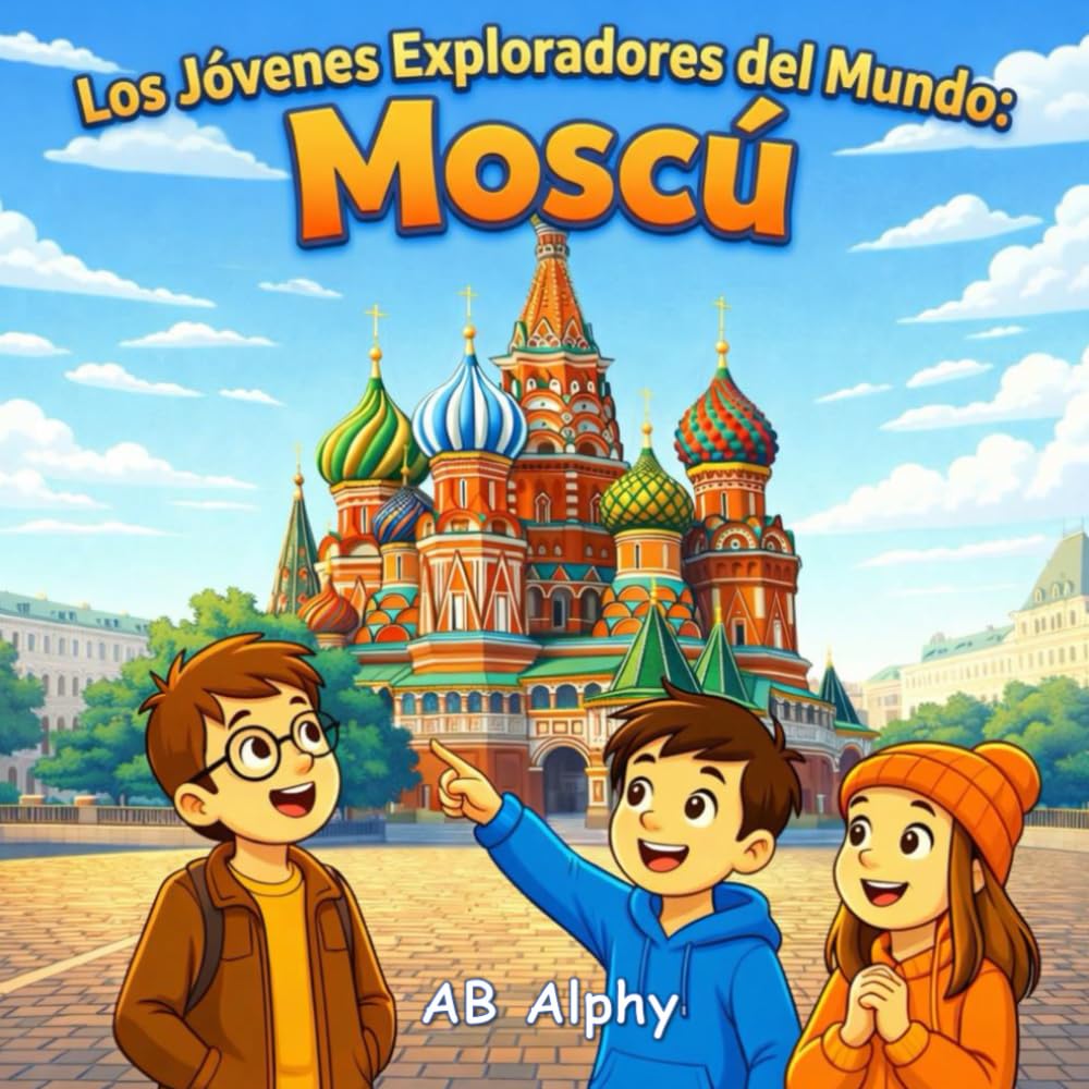 Los Jóvenes Exploradores del Mundo: Moscú: Un viaje ilustrado para niños para descubrir Rusia, su cultura y sus lugares más famosos