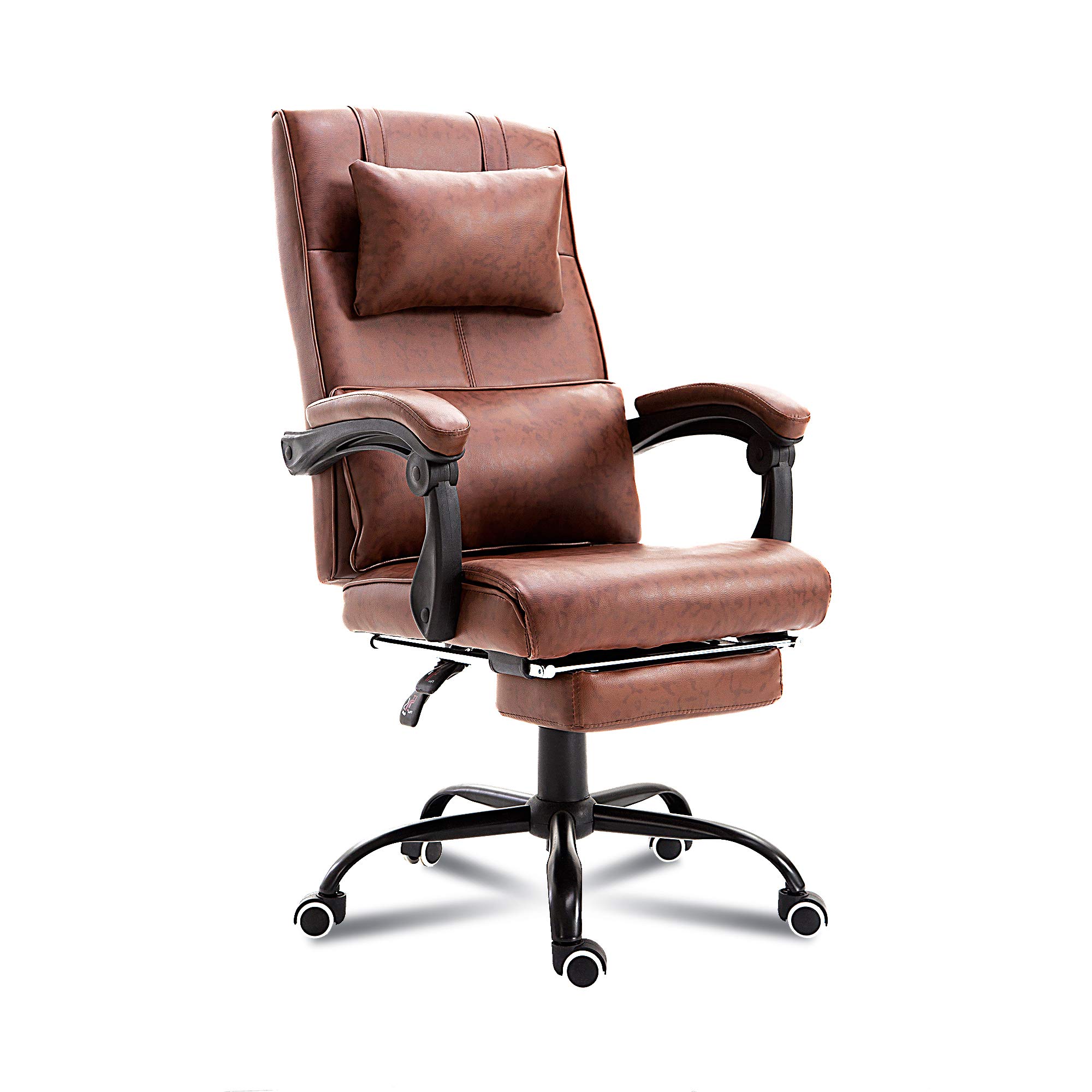 Windaze Executive Office Chair Ergonomic Leather Reclining Swivel