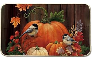Pumpkin Fall Floor Mats 17" x 29"