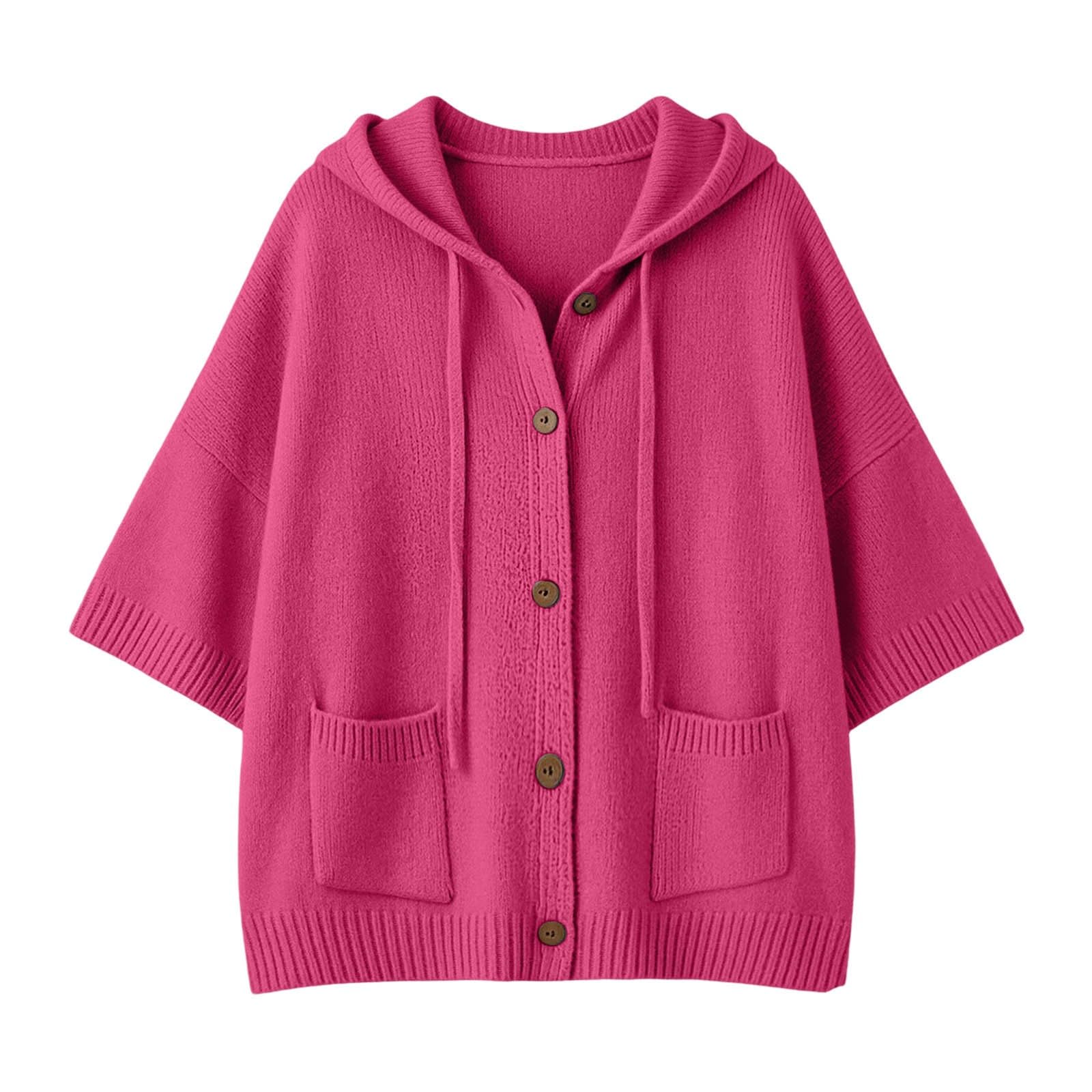 Zipper Hoodie Damen Kapuzenpullover Waffelstruktur Sweatshirt Pullover Pulli Langarmshirt mit Kapuze Ballonärmel Taschen Oversized Freizeit Herbst Winter Casual Kängurutasche weicher Stoff Basic