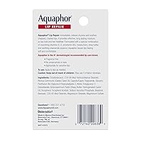 Vista 2 de Aquaphor Lip Repair Ointment - Long-lasting Moisture to Soothe Dry Chapped Lips - .35 fl. oz. Tube