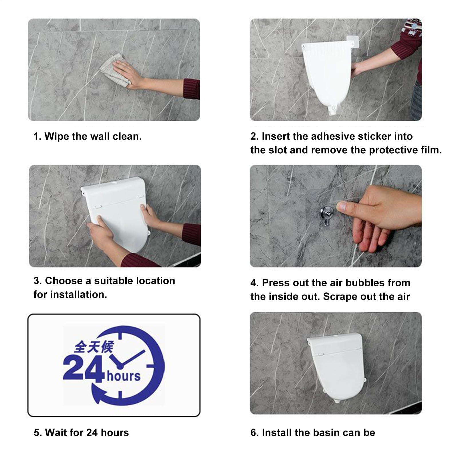 Accesorio de baño pequeño montado en la pared, desviador de orina de fábula de lavado con diseño antiderrames, para camping, dormitorios, uso al aire libre y colector de orina de fácil alimentación