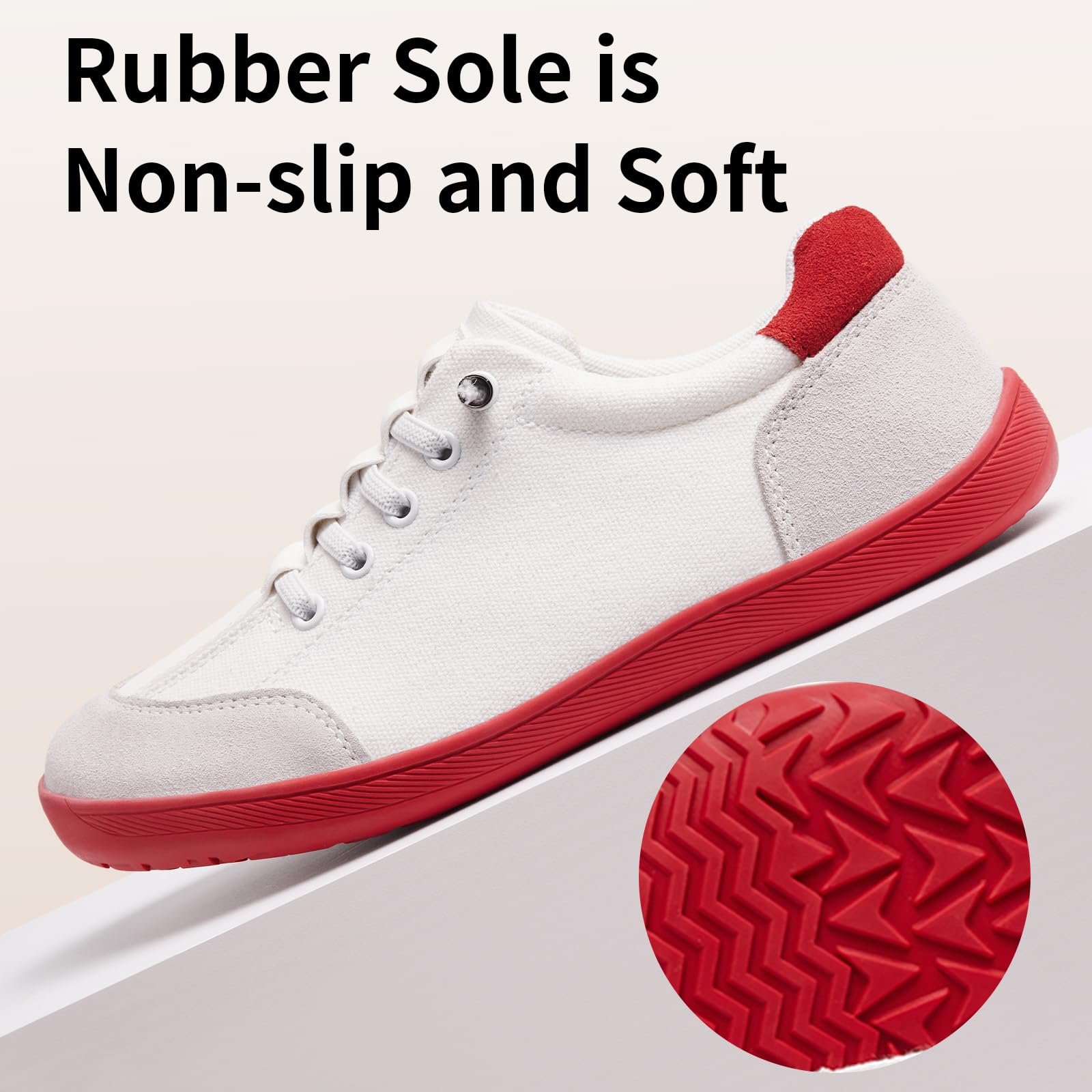 Scarpe Barefoot da Donna con Punta Larga Leggere Comfort Running
