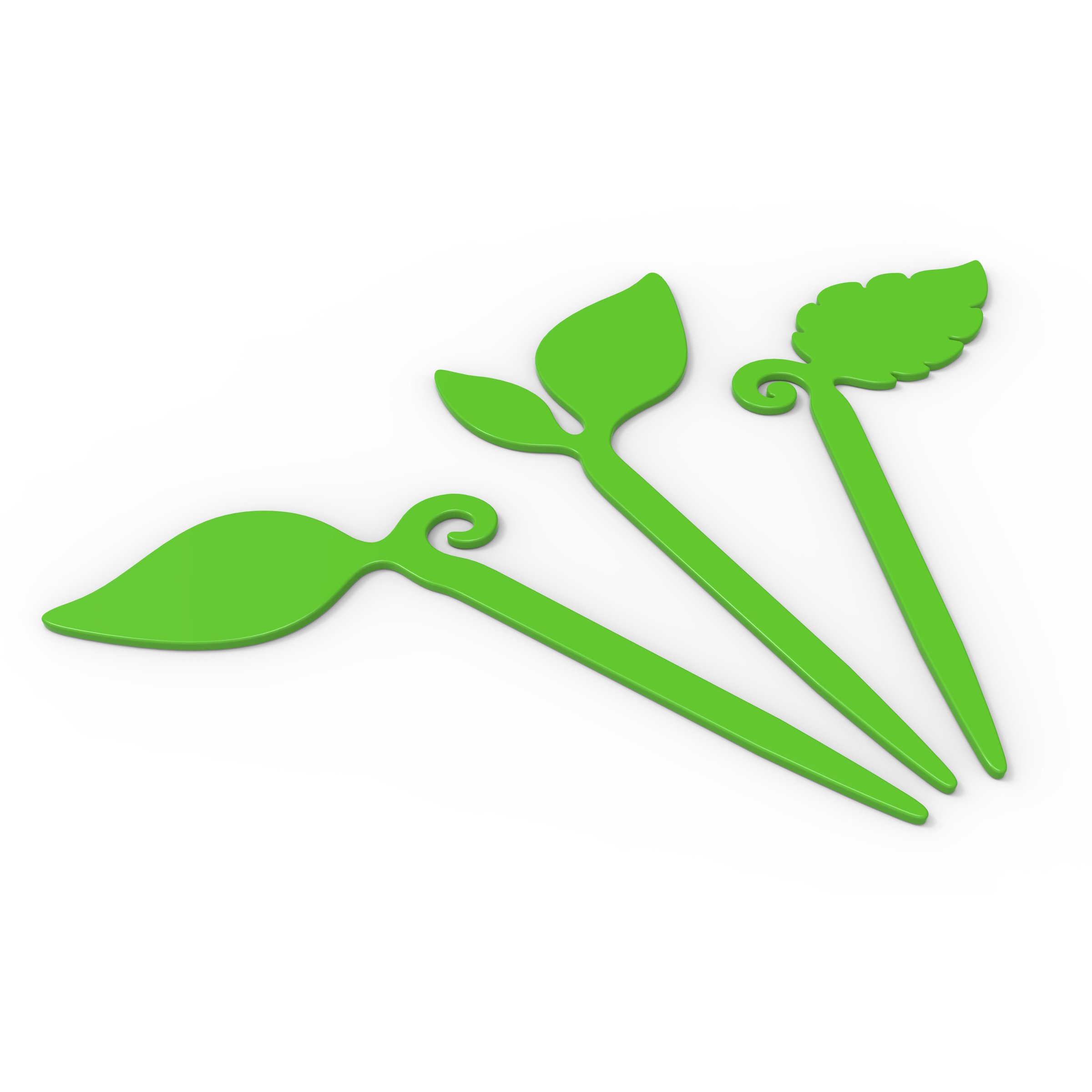Fred YARD GOODS Leaf Garden Markers, Set of 12