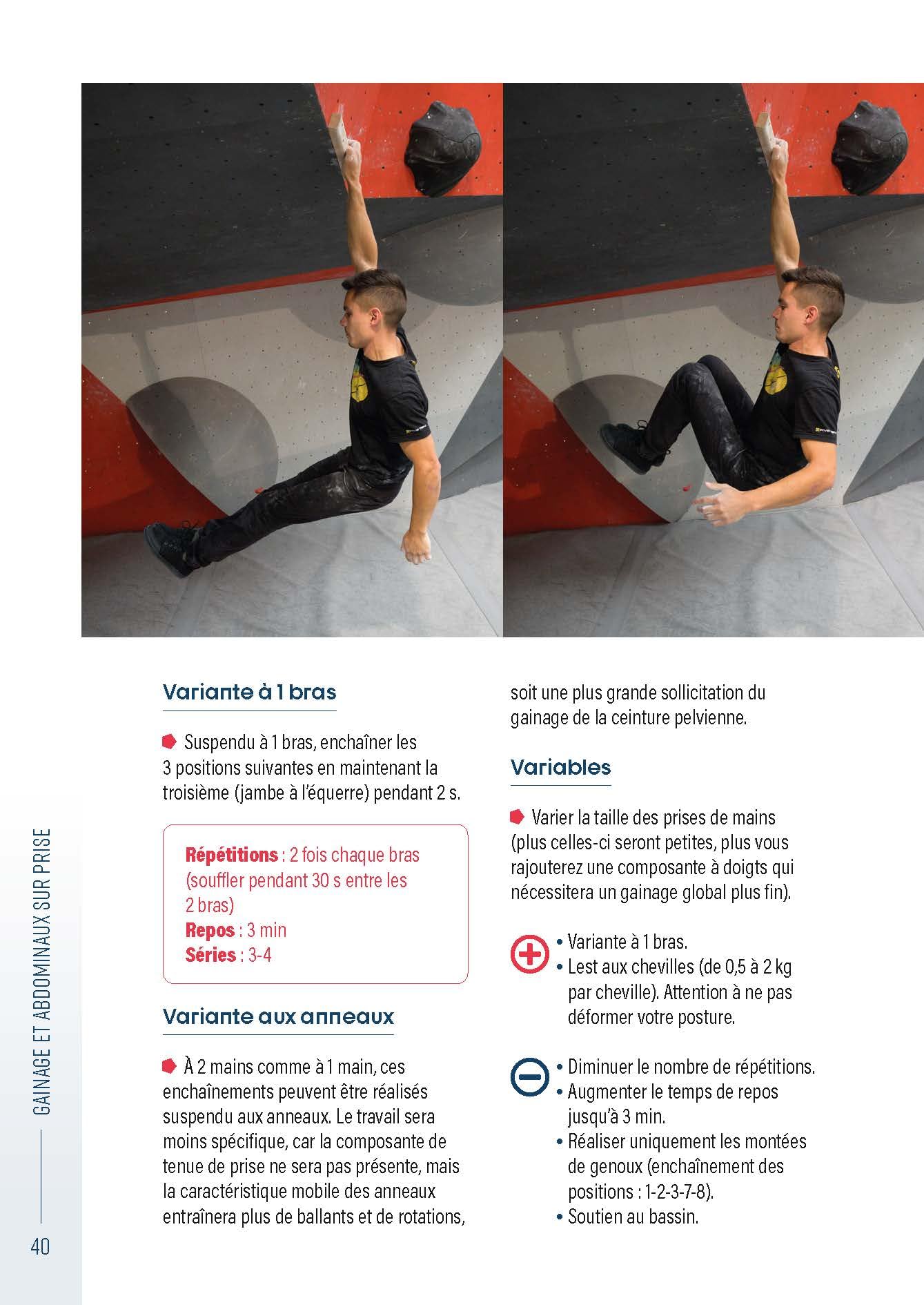 Escalade training: 100 exercices spécifiques d'entraînement