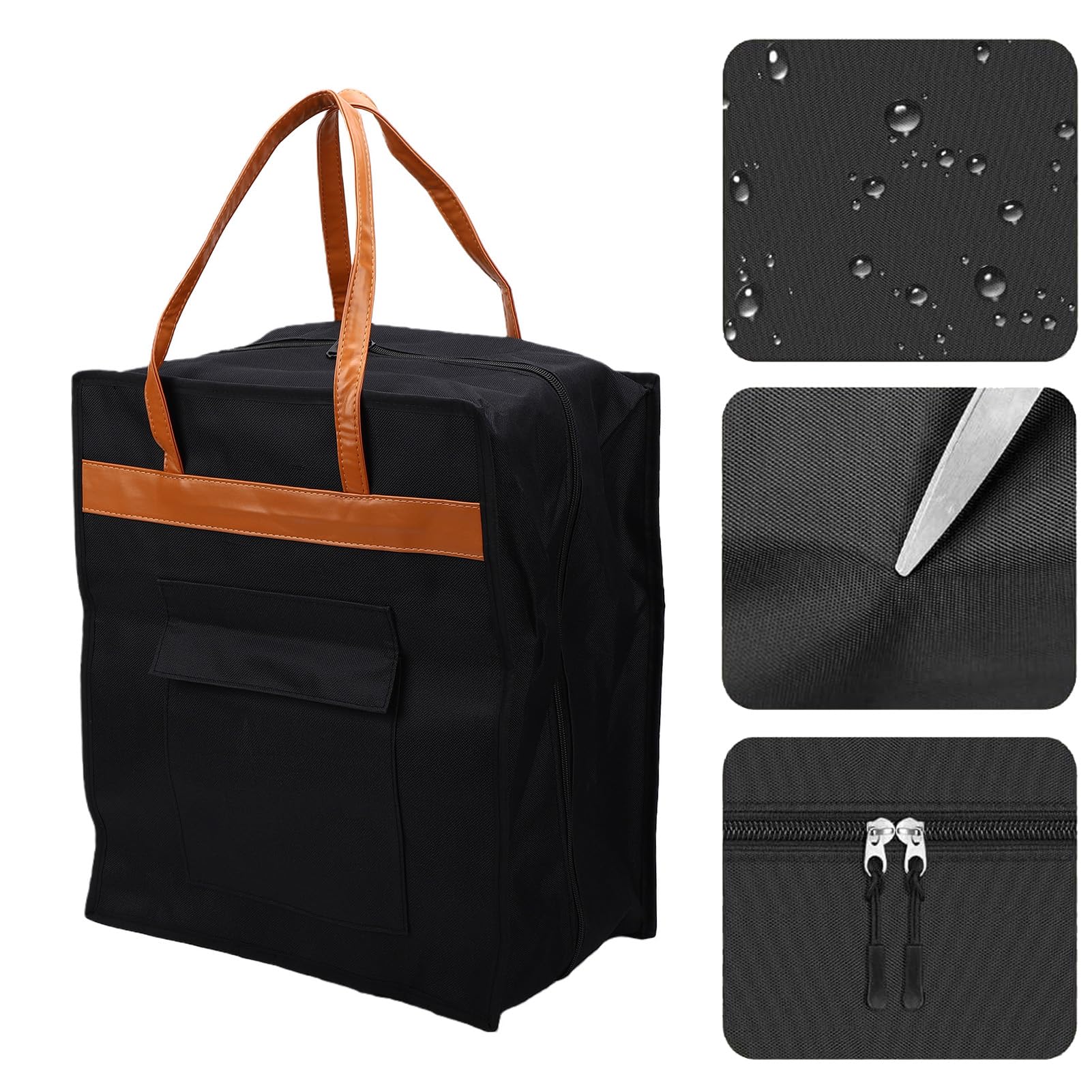 Cryfokt Borsa per Scarpe da Viaggio, Organizer per Scarpe in Tessuto Oxford di Grande capacità con 3 Scomparti Indipendenti per la Palestra di Viaggio a Casa