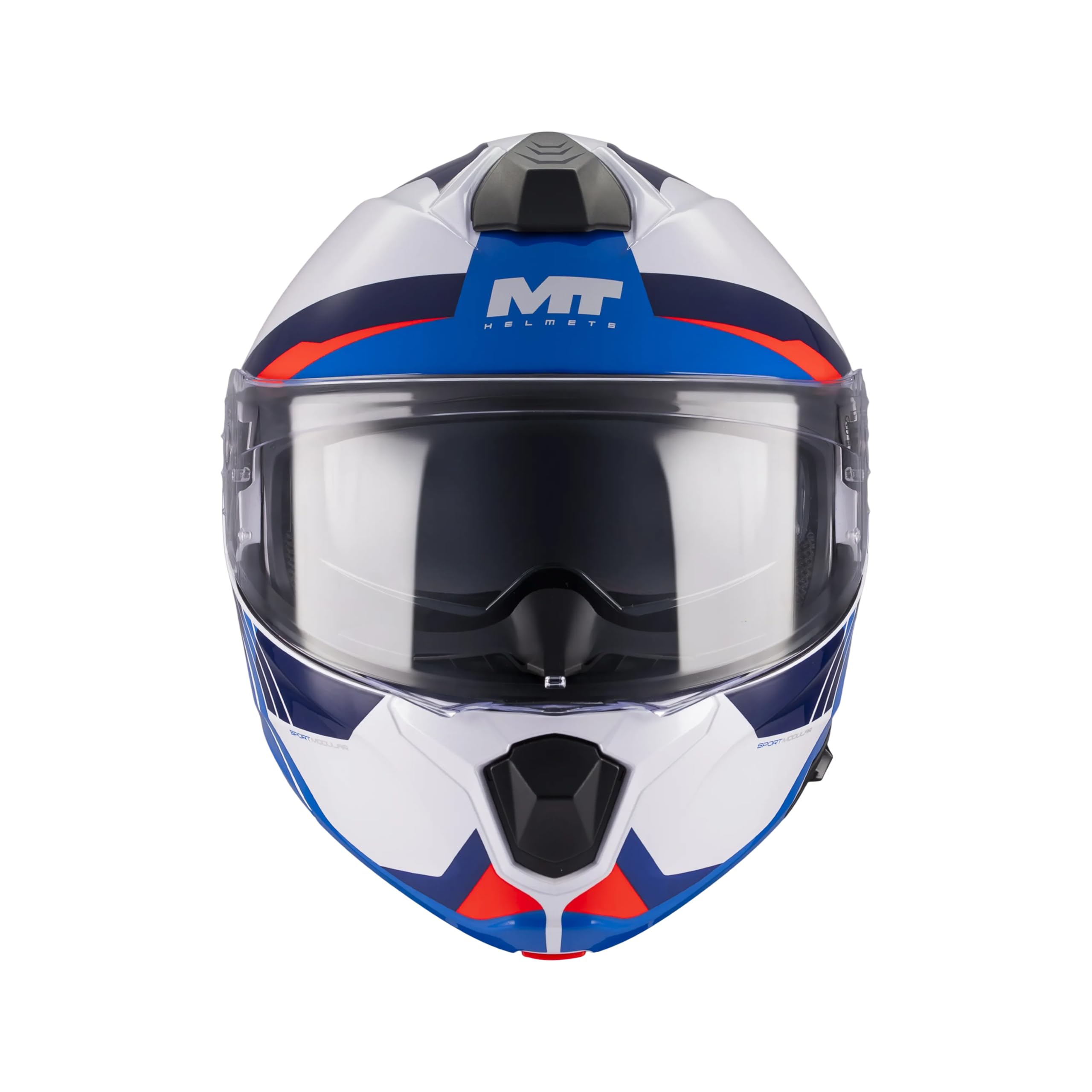 Casco Modular MT Helmet Genesis R SV Cheeky A7 Brillo con Visor Solar Integrado 22.06