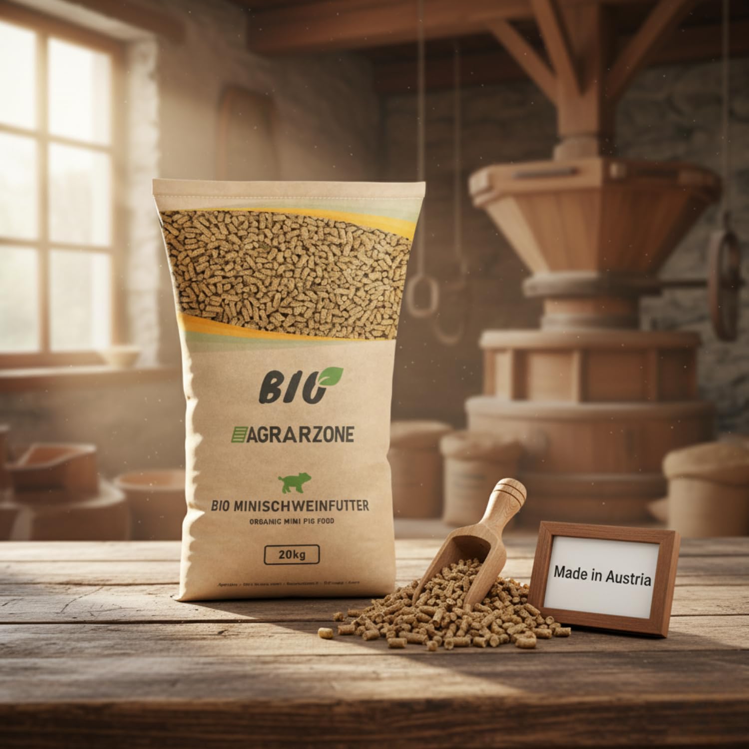 Agrarzone Bio Minischweinfutter Pellets 20 kg Minischwein Hängebauchschwein