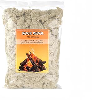 (10Oz) Bag, Gas Fireplace Glowing Embers,Fireplace Embers for Gas Log Sets, Rock Wool Embers for Indoor Gas Fireplace,Unvented Fireplace