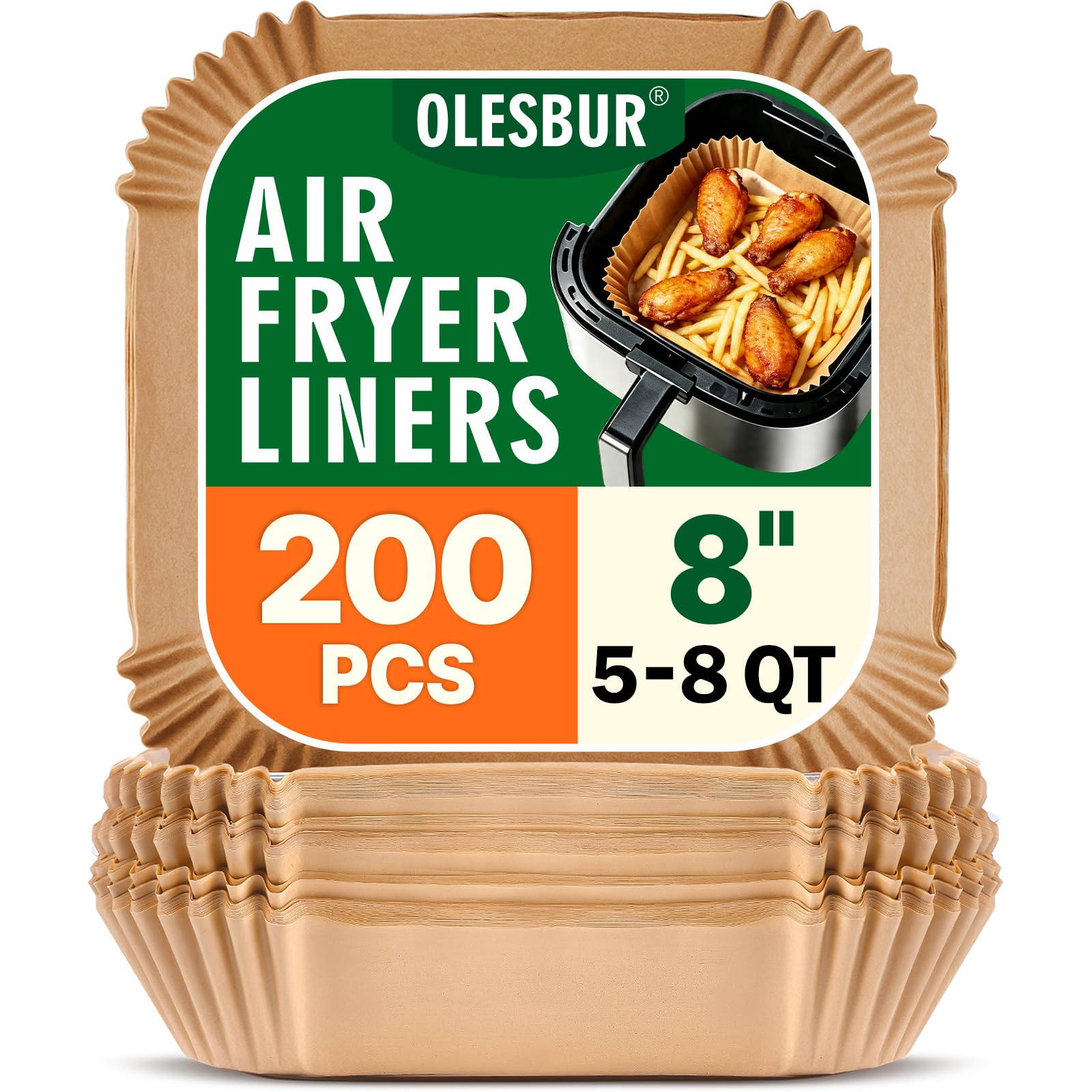 OLESBUR Air Fryer Liners Disposable - bakeware | Mubboo
