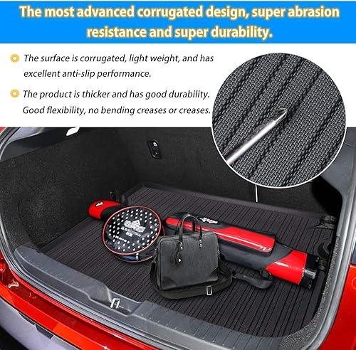 Vista 133 de Powerty Alfombrilla de maletero para Honda Pilot 2016-2021 2022, alfombrillas de carga TPE para todo tipo de clima, forro de carga para asiento