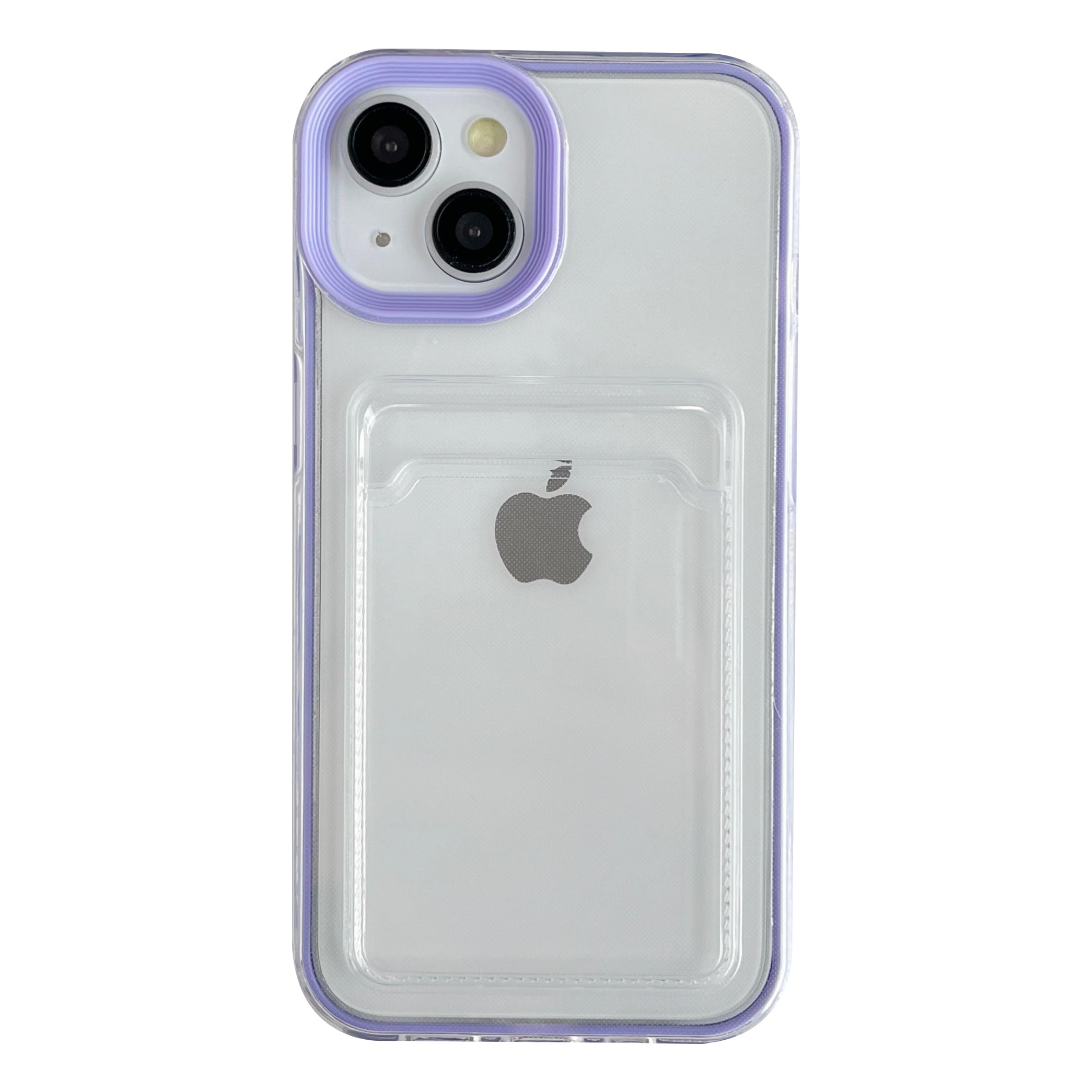 Caseative Portacarte color caramella trasparente antiurto morbido