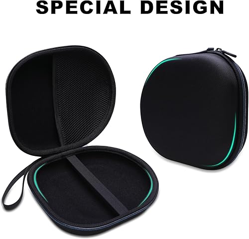 Miniatura 5 de Funda rígida compatible con Sony WH-CH720N, WH-CH520, ULT WEAR Auriculares con cancelación de ruido, bolsa de almacenamiento de viaje negra