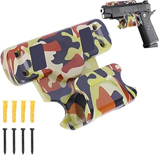 Gun Magnet Mount, Gun Wall Mount, Gun Safe Accessories for Man Woman, Magnetic Car holsterr with Trigger Guard, Gun Holder for Car, Gun Holder for VehicleCamouflage-1P-camouflage - DIITA