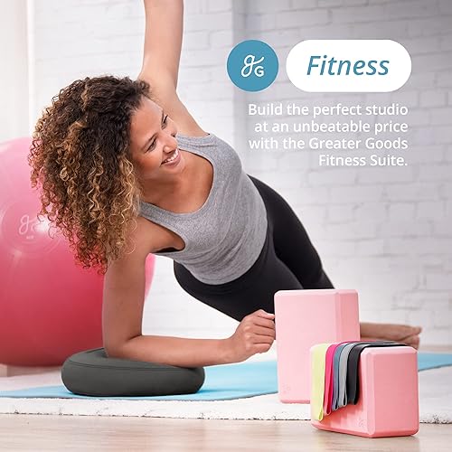 Miniatura 6 de Greater Goods Esterilla de yoga profesional  Esterilla de ejercicio para fitness, equilibrio y estabilidad, correa de transporte incluida