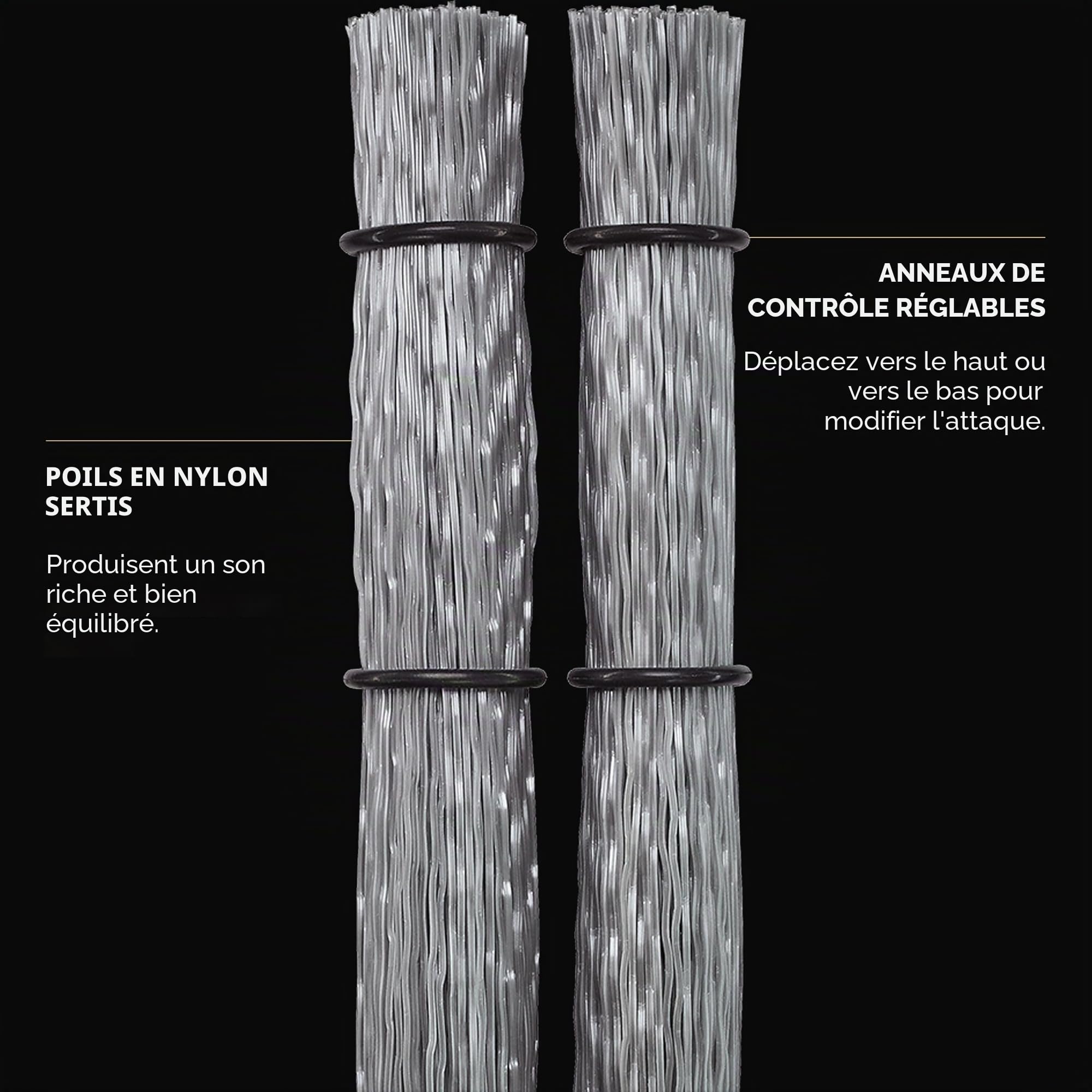 Meinl Jumbo Nylon Cajon Brush