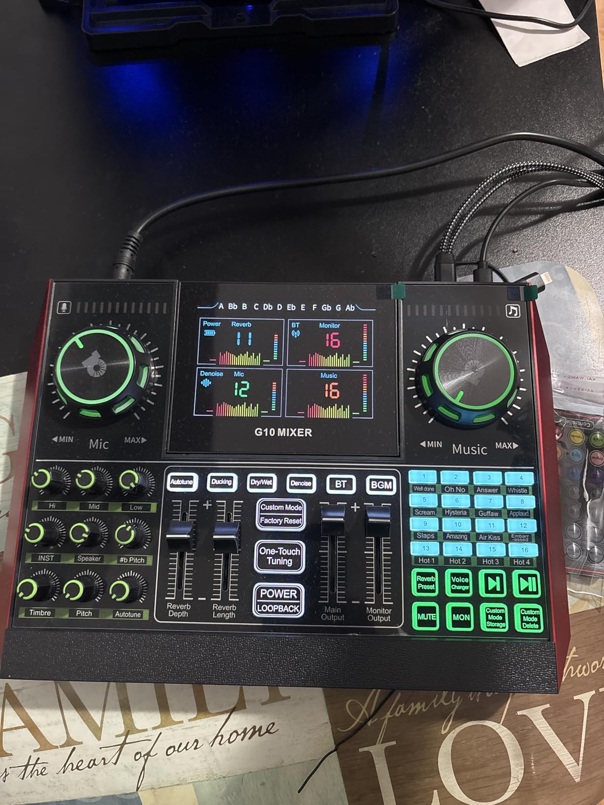 tenlamp G10 Gaming Audio Mixer, Audio Interface with Japan | Ubuy