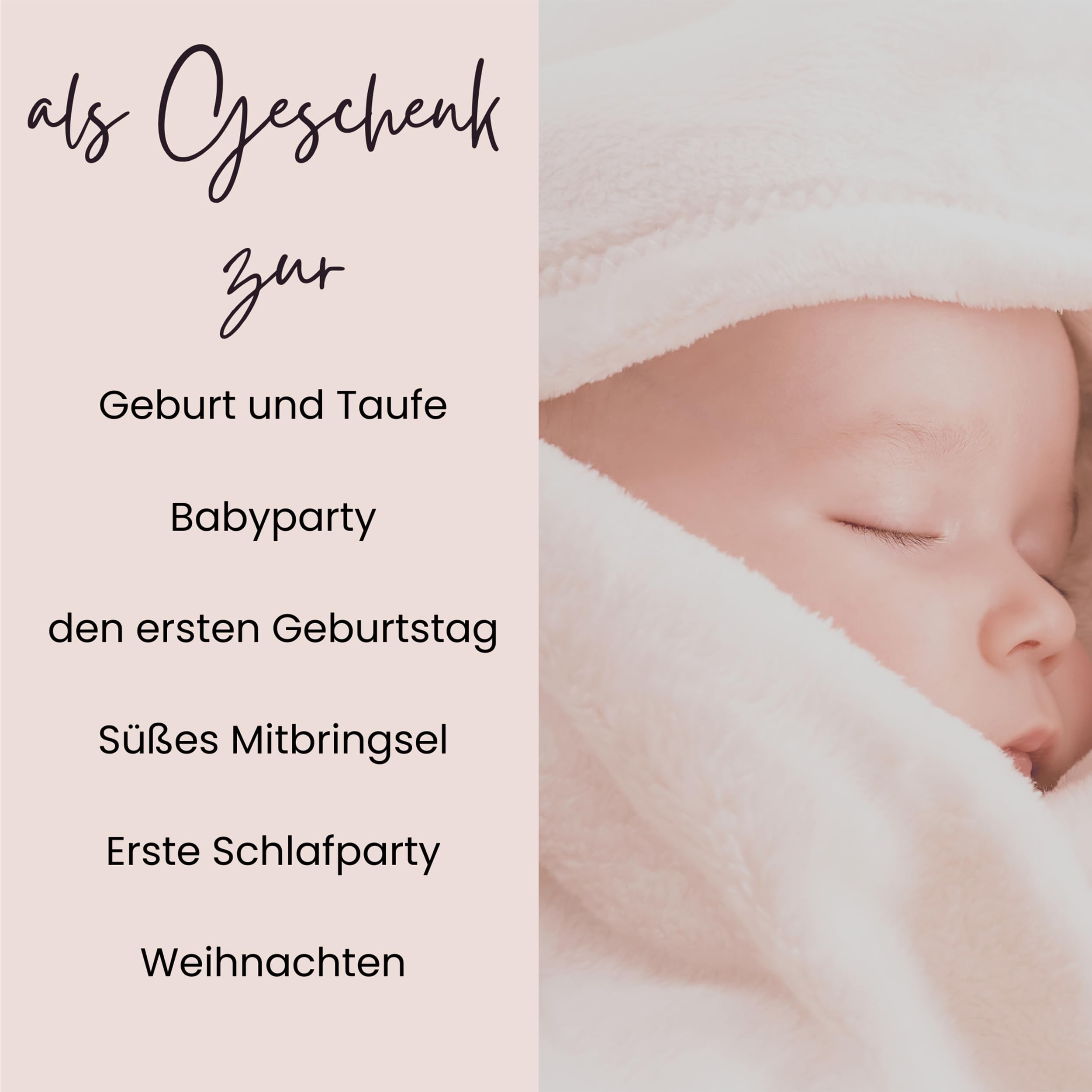 GRAZDesign Babydecke mit Namen und Datum, Weiche Kuscheldecke Elefant, Schmusedecke zur Geburt als Geschenk für Jungen