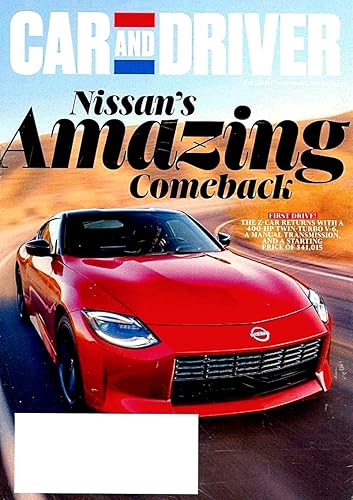 CAR AND DRIVER Magazine June 2022 NISSAN Z