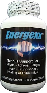 Energexx - Serious Adrenal Support/Fatigue, Focus, Sluggishness, Energy Booster with Ginger, Ashwagandha and Rhodiola Rosea. for Men & Women.
