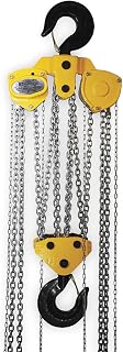 OZ Lifting Manual Chain Hoist With Std. Overload Protection 10' Lift, 20 Ton Cap.